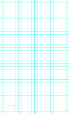 Graph Paper with one line per centimeter on legal-sized paper Paper