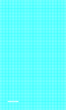 Graph Paper with one line per millimeter and centimeter index lines on legal-sized paper Paper