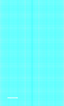 Graph Paper with one line per millimeter on legal-sized paper Paper