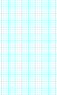 Graph Paper with three lines per inch and heavy index lines on legal-sized paper Paper