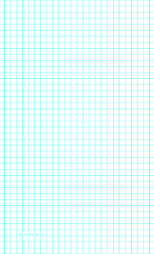 Graph Paper with three lines per inch on legal-sized paper Paper