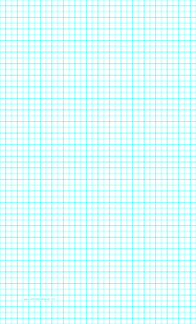 Graph Paper with four lines per inch on legal-sized paper Paper