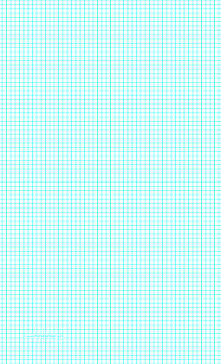 Graph Paper with six lines per inch on legal-sized paper Paper
