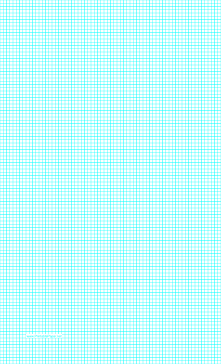 Graph Paper with eight lines per inch on legal-sized paper Paper