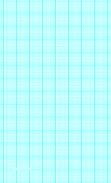 Graph Paper with nine lines per inch and heavy index lines on legal-sized paper Paper