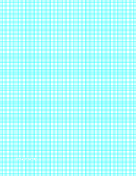 Graph Paper with twelve lines per inch and heavy index lines on letter-sized paper Paper