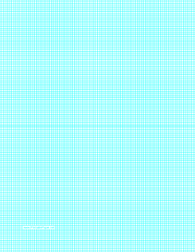 Graph Paper with twelve lines per inch on letter-sized paper Paper