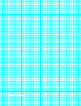 Graph Paper with eighteen lines per inch and heavy index lines on letter-sized paper Paper