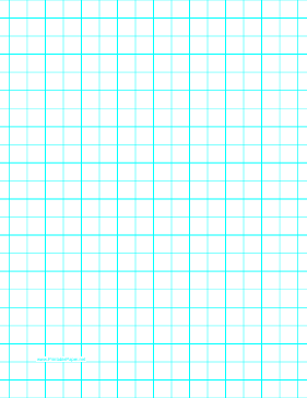 Graph Paper with two lines per inch and heavy index lines on letter-sized paper Paper