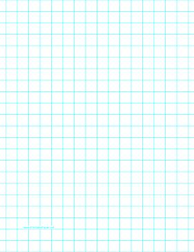Graph Paper with two lines per inch on letter-sized paper Paper