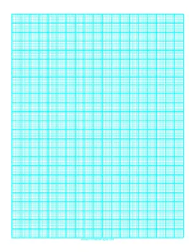 Graph Paper with one line every 2 mm and heavy index lines every fifth line on A4 paper Paper