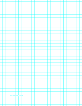Graph Paper with three lines per inch on letter-sized paper Paper