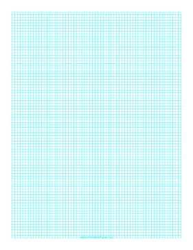 Graph Paper with one line every 3 mm on A4 paper Paper