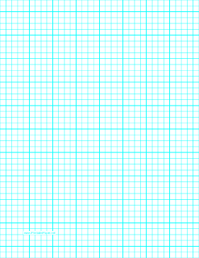 Graph Paper with four lines per inch and heavy index lines on letter-sized paper Paper