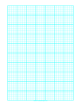 Graph Paper with one line every 2 mm and heavy index lines every fifth line on A4 paper Paper