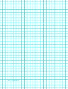 Graph Paper with one line per 5 millimeters and centimeter index lines on letter-sized paper Paper