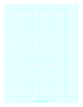 Printable Graph Paper with one line every 5 mm on A4 paper