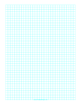 Graph Paper with one line every 6 mm on A4 paper Paper