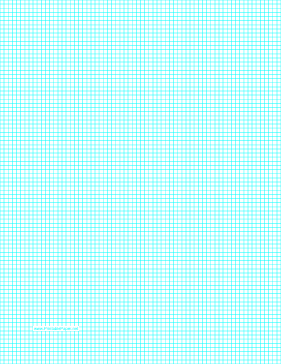 Graph Paper with eight lines per inch on letter-sized paper Paper