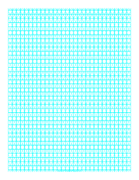 Isometric-Orthographic Grid Paper Paper