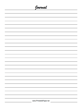 10 Best Free Printable Journal Paper PDF for Free at Printablee