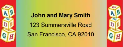 Blocks Mailing Labels Paper