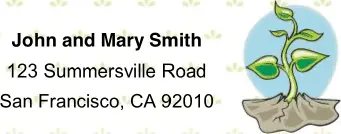 Seedling Mailing Labels Paper