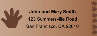 Hand Mailing Labels Paper