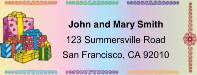 Gifts Mailing Labels Paper