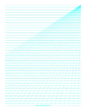 Perspective Paper - Right with Horizontal Lines Paper