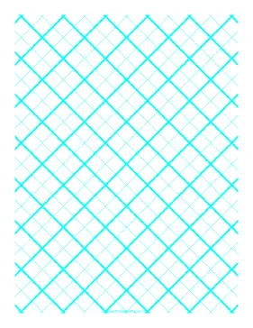Graph Paper for Quilting with 2 Lines per inch and heavy index lines Paper