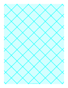 Graph Paper for Quilting with 8 Lines per inch and heavy index lines Paper