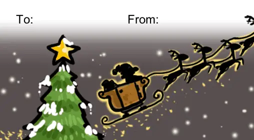 Santa's Sleigh Paper