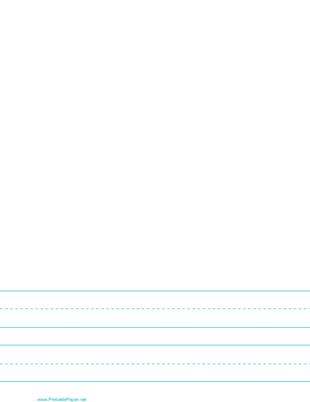 Story Paper with two lines per page on letter-sized paper in portrait orientation Paper