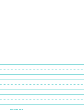 Story Paper with three lines per page on letter-sized paper in portrait orientation Paper