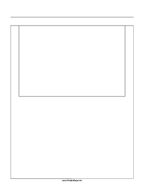 Storyboard with 1x1 grid of 3:2 (35mm photo) screens on letter paper Paper