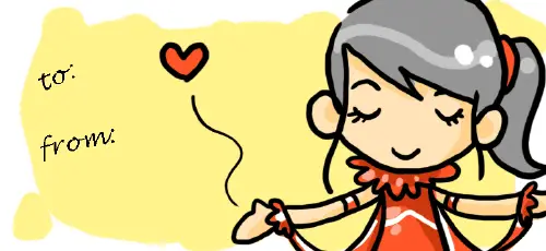 Valentine Girl Paper