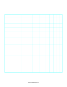 Log-log paper: 1-Cycle by 1-Cycle paper