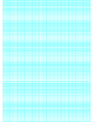 Semi-log paper: 120 Divisions 5th, 10th Accent by 6-Cycle paper