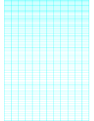 Semi-log paper: 12 Divisions by 1-Cycle paper