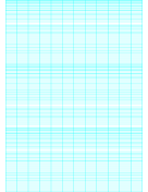 Semi-log paper: 12 Divisions by 3-Cycle paper