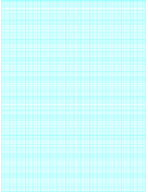 Semi-log paper: 180 Divisions (1 Millimeter) 5th, 10th Accent by 10-Cycle paper