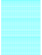 Semi-log paper: 180 Divisions (1 Millimeter) 5th, 10th Accent by 3-Cycle paper