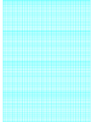 Semi-log paper: 180 Divisions (1 Millimeter) 5th, 10th Accent by 4-Cycle paper