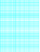 Semi-log paper: 180 Divisions (1 Millimeter) 5th, 10th Accent by 5-Cycle paper