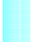 Semi-log paper: 180 Divisions (Long Axis) 5th, 10th Accent by 1-Cycle paper