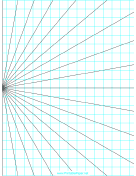 3-Point Perspective Grid Sketchbook: 8.27 x 11.69 3-Point Perspective  Gridded Graph Paper / 100 pages