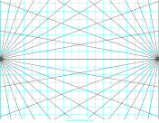 Perspective Grid - 2 point - landscape paper