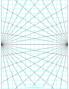 Perspective Grid - 2 point - portrait paper