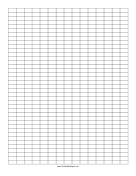 Graph Paper - 2x1 Grid paper